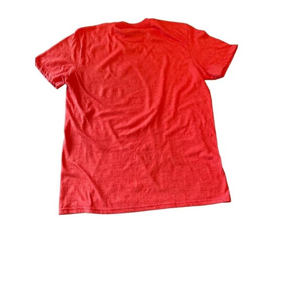 Red Hawaii Tropical Polynesian Souvenir  Shark Graphic T Shirt Size Medium - Picture 4 of 5